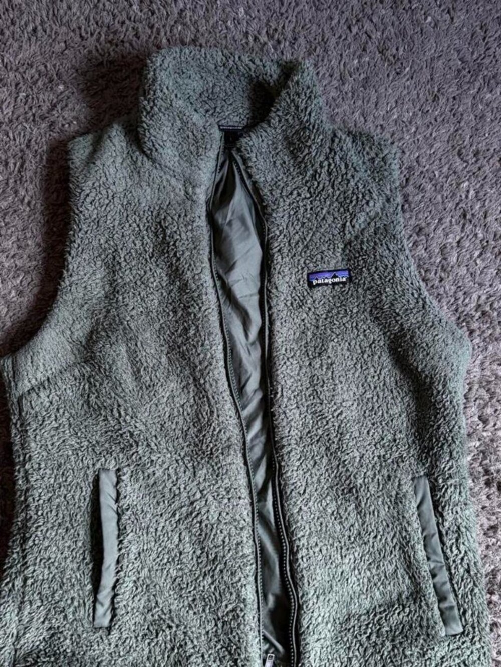 Patagonia Fleece Vest Green Size L